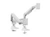  Marca non in elenco SUPPORTO DA TAVOLO HEAVY DUTY PER 2 MONITOR DA 17" A 35" (650183) BIANCO